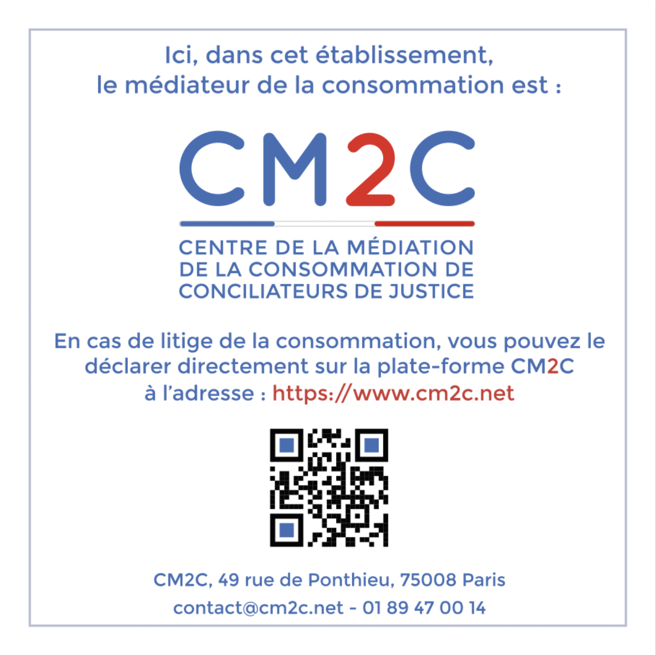 Médiation de la consommation